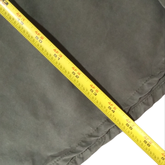 Shukr Olive Green Lyocell Maxi Dress Long Sleeve Modest Pocket V-Neck Medium - Picture 5 of 7